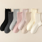 Soft Wool Ruffle Crew