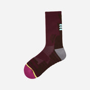 Performance Crew Socks - Maroon