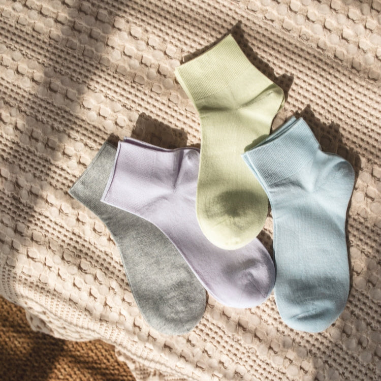 Women's Cotton School Ankle Socks-1 Pack