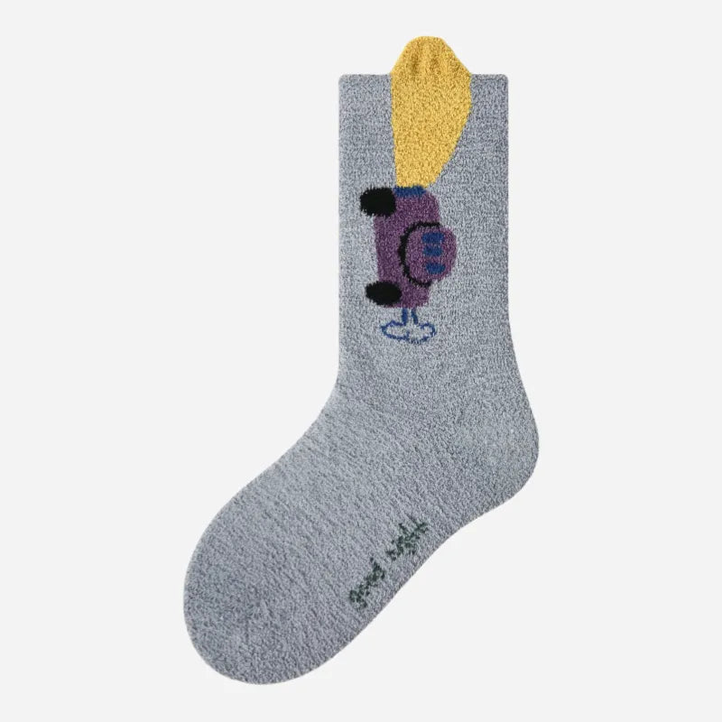 Kid's Night Cozy Fuzzy Socks - 4 Pairs