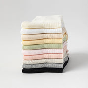 Women's 92% Cotton Candy-Colored Ankle Socks - product photo showing soft cotton comfort