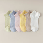 Women's Mulberry Silk & Modal Ultra-Thin Low-Cut Socks - product photo showing modal and mulberry silk comfort