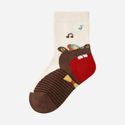 Kid's Musical Animals Novelty Socks - 5 Pairs