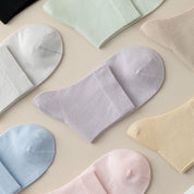 Women's 10% Silk & Modal Antibacterial Ankle Socks - product photo showing modal and mulberry silk comfort