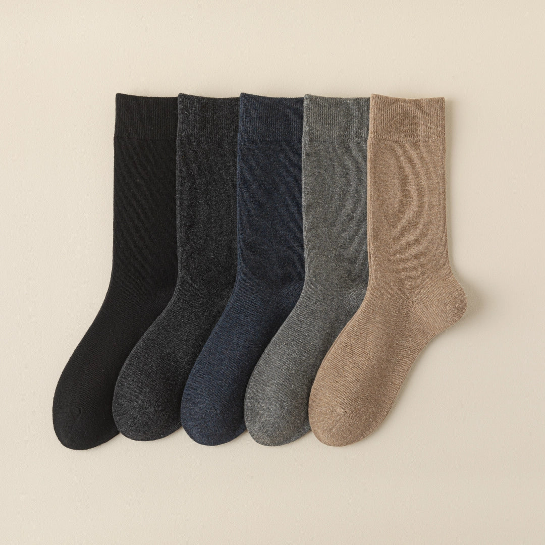 Men's Wool Blend Thermal Business Socks