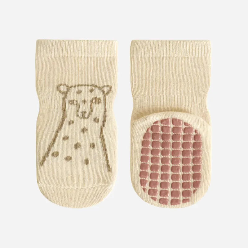 Babies Little Pumpkin Grip Socks-4 Pairs