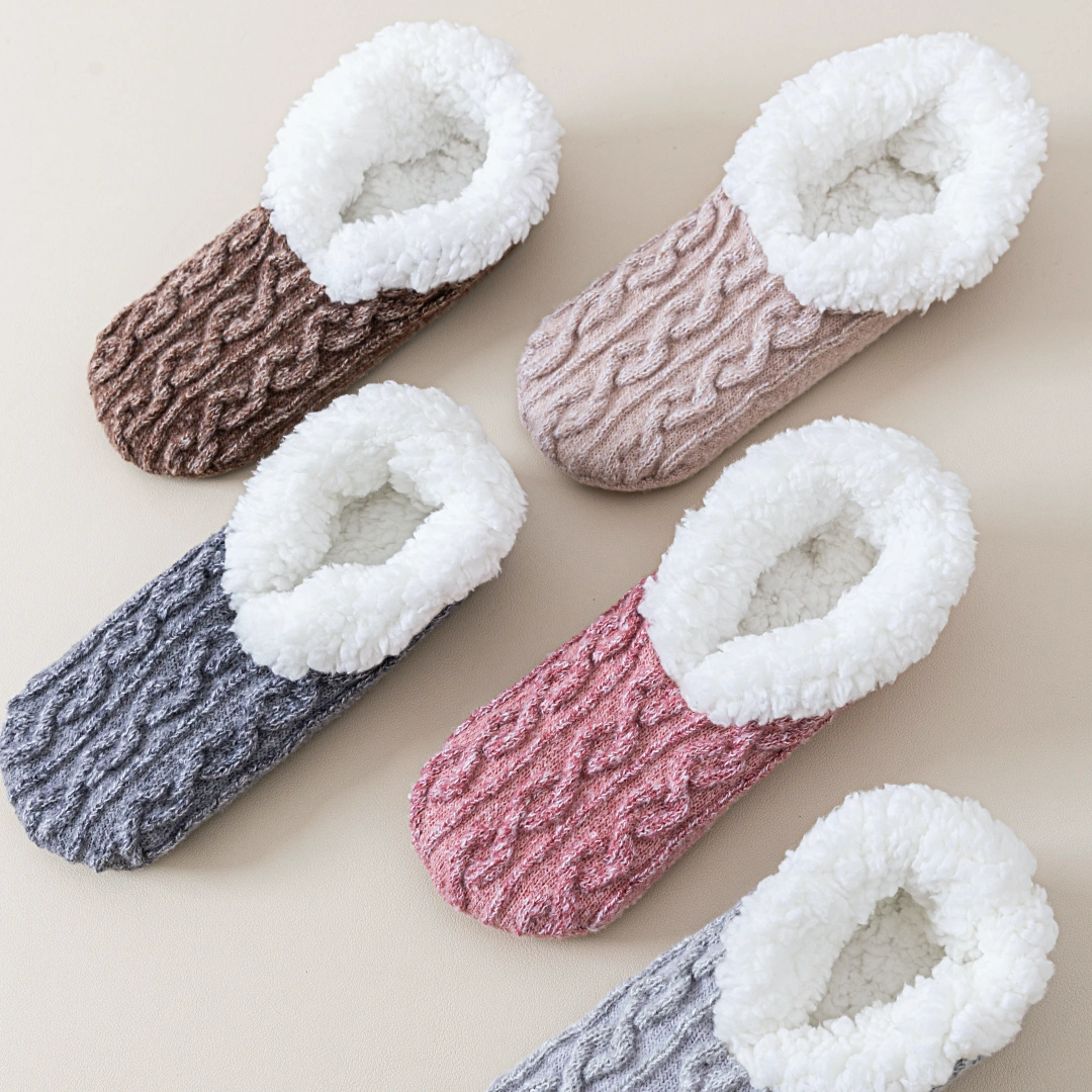 Sherpa Lined Slipper Socks