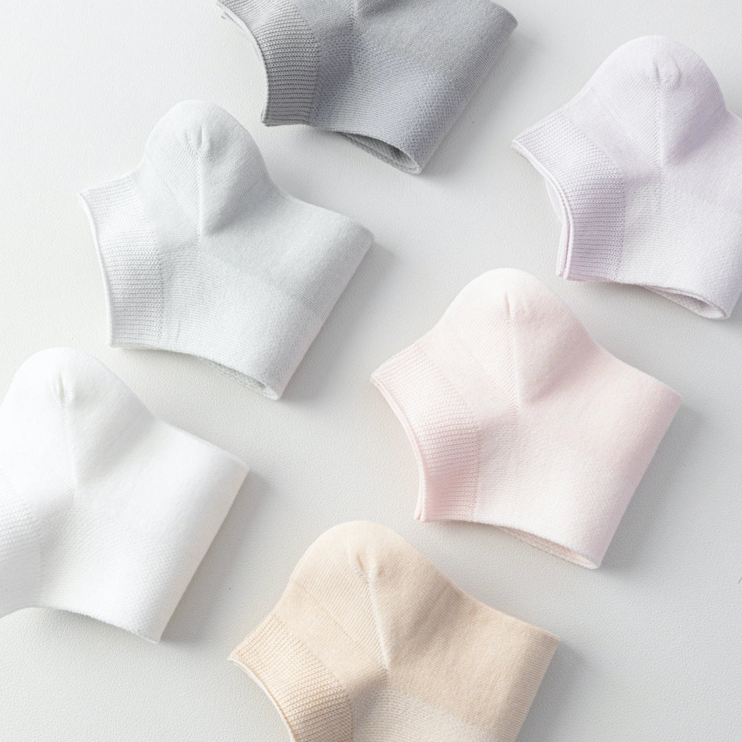 Women's 99% Supima® Cotton Breathable Mesh Low Cut Socks - product photo showing breathable mesh comfort