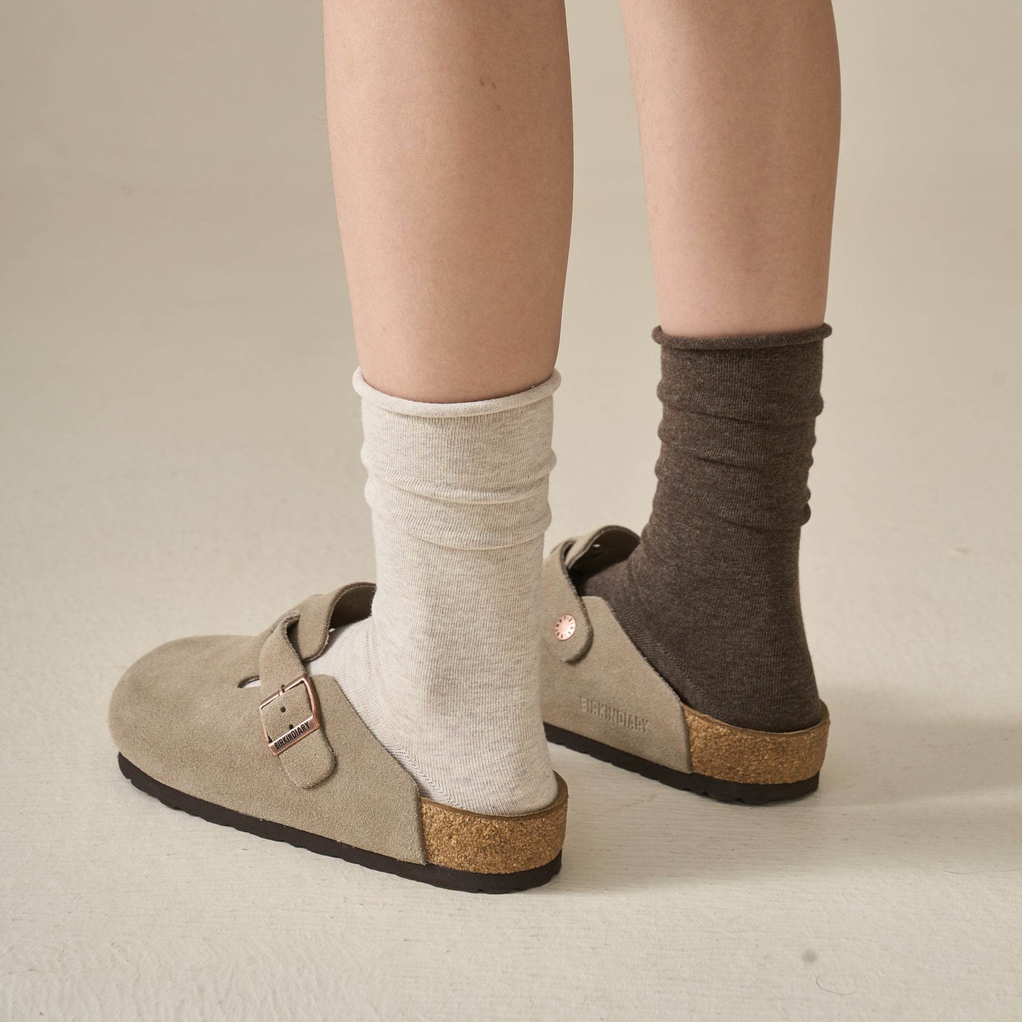 Women's Cloud-Soft Cotton Slouch Socks - Single Pair
