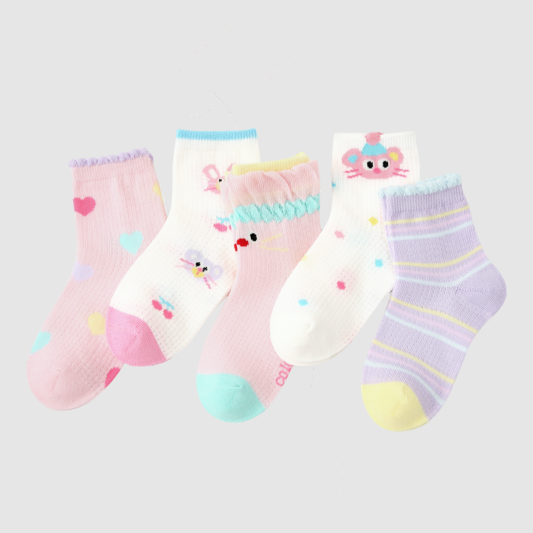 Kids' Pastel Party Parade-5 Pack