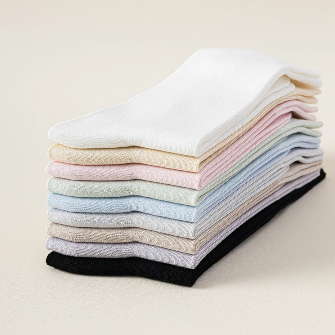 Women's Modal & Mulberry Silk Blend 7.5‘‘ All-Season Crew Socks