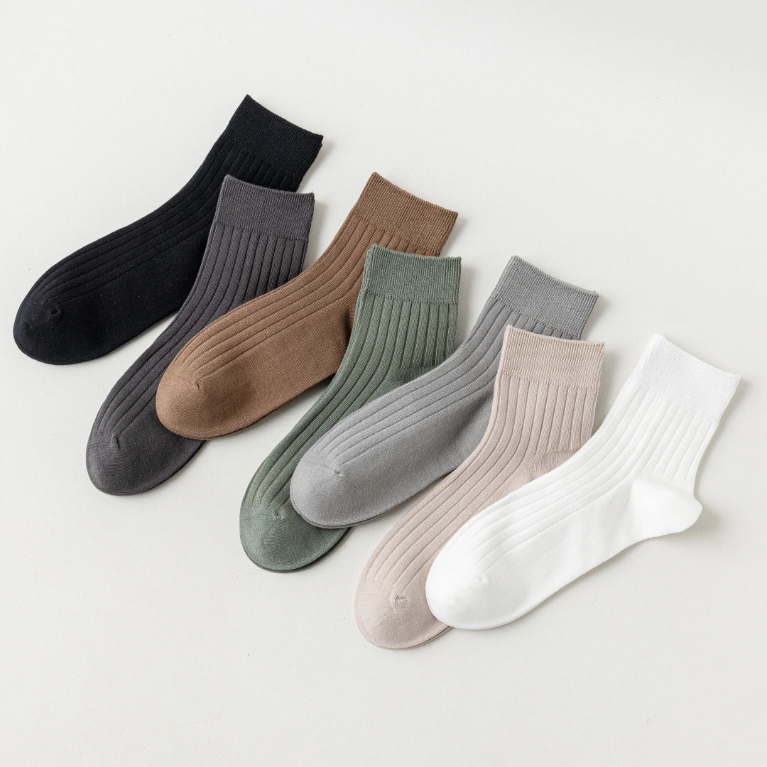 Men's 98% High-Cotton Non-Fading Quarter Socks