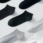 Men's 99% Supima® Cotton Breathable Mesh Low Cut Socks - product photo showing breathable mesh comfort