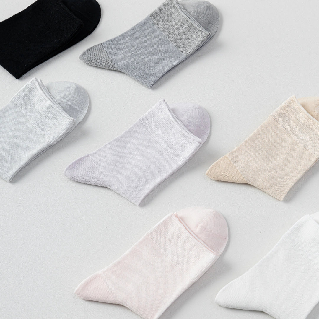 Women's 99% Authentic Supima® Cotton Mesh Crew Socks