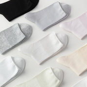 Women's 99% Cotton Ultra-Thin Non-Binding Summer Socks - product photo showing soft cotton comfort