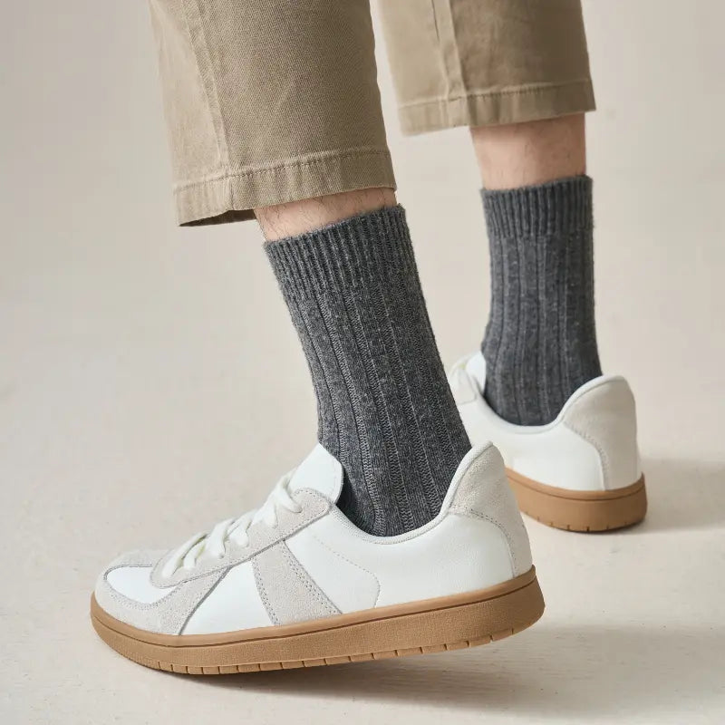 Men's Classic Chunky Rib Wool Socks