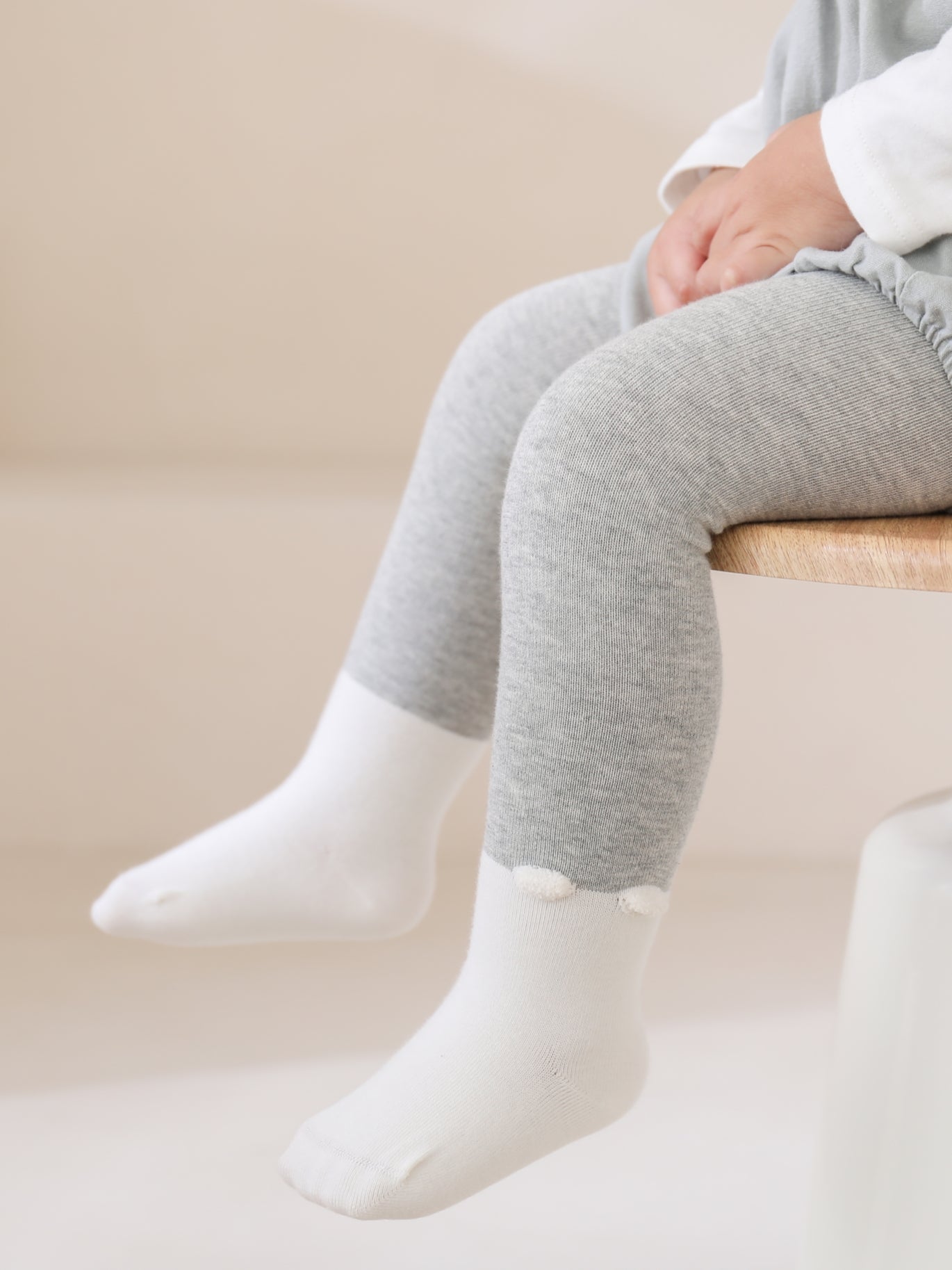 Babies' Organic Cotton Layering Tights for Babies-1 Pack