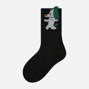 Kid's Cozy 3D Dog Fuzzy Socks - 4 Pairs