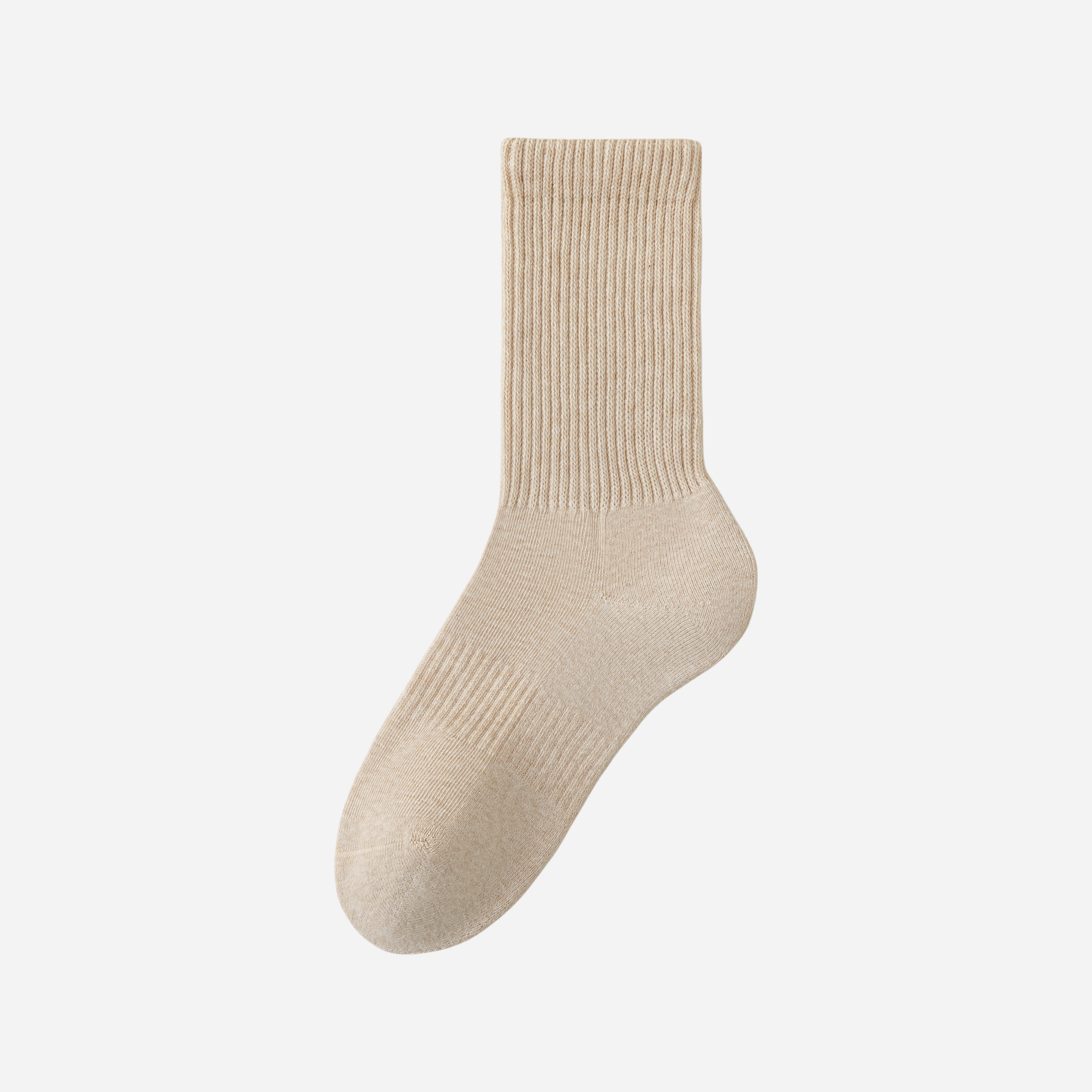 Women's Plush Terry Crew Socks-5 Pack