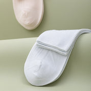"Breezy Stretch" Ultra-Thin Mesh Quarter Socks - product photo showing breathable mesh comfort