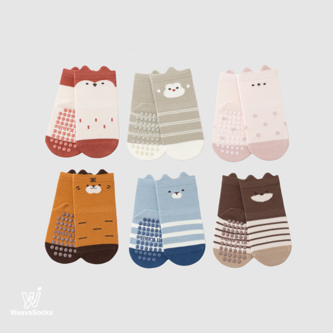 Babies' Animal Kingdom Grip Socks-1 Pack