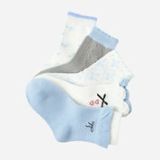 Kid's Girls' Sweet Blue Delicate Socks - 5 Pairs