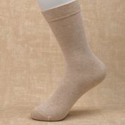 Women's 97% Cotton 6.6" Essential Crew Socks - product photo showing soft cotton comfort