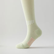 Professional Graduated Compression Terry Cushion Sports Socks - product photo showing cushioned comfort