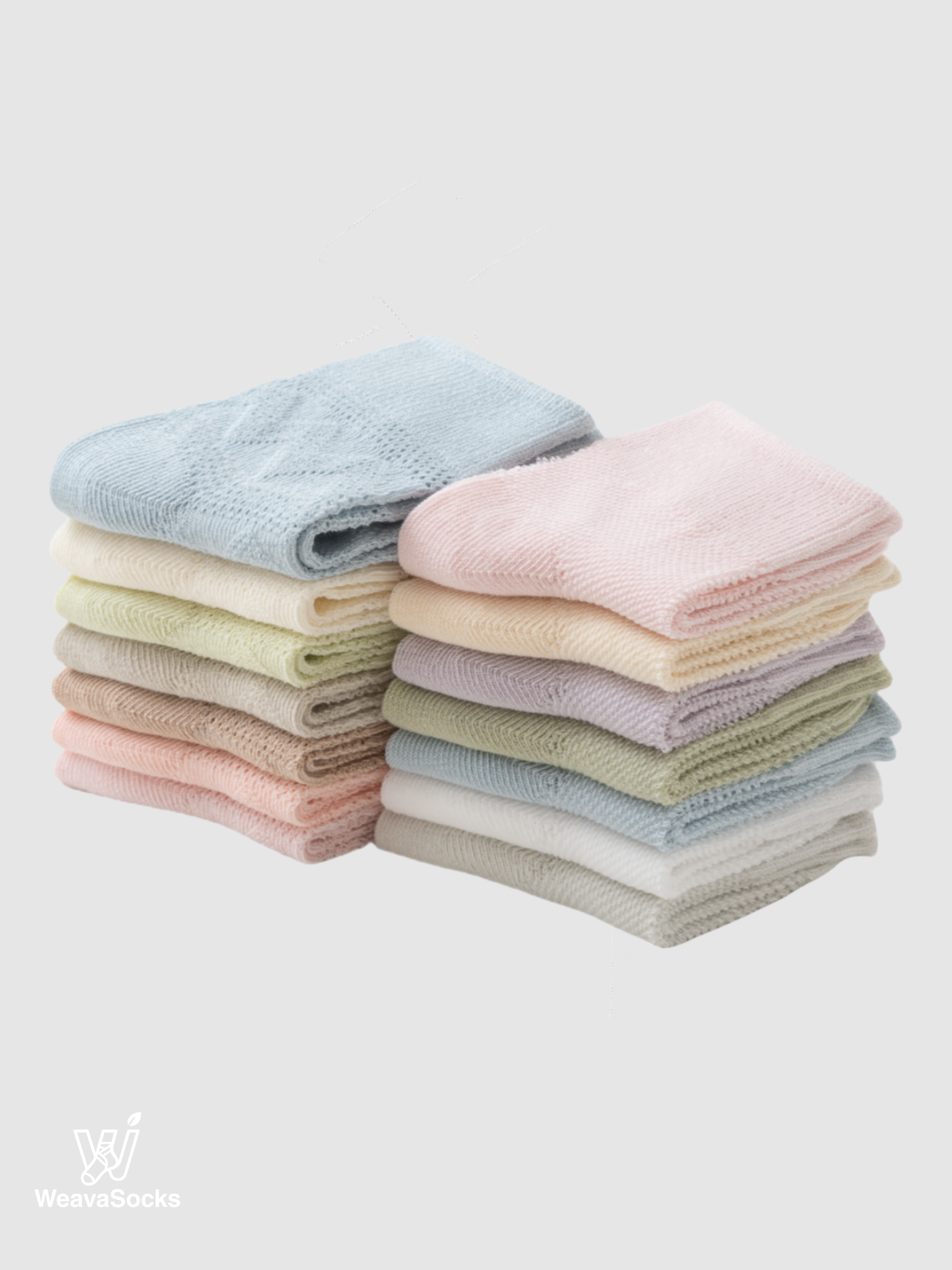 Babies' Ultra-Breathable Mesh Crew Socks-5 Pack