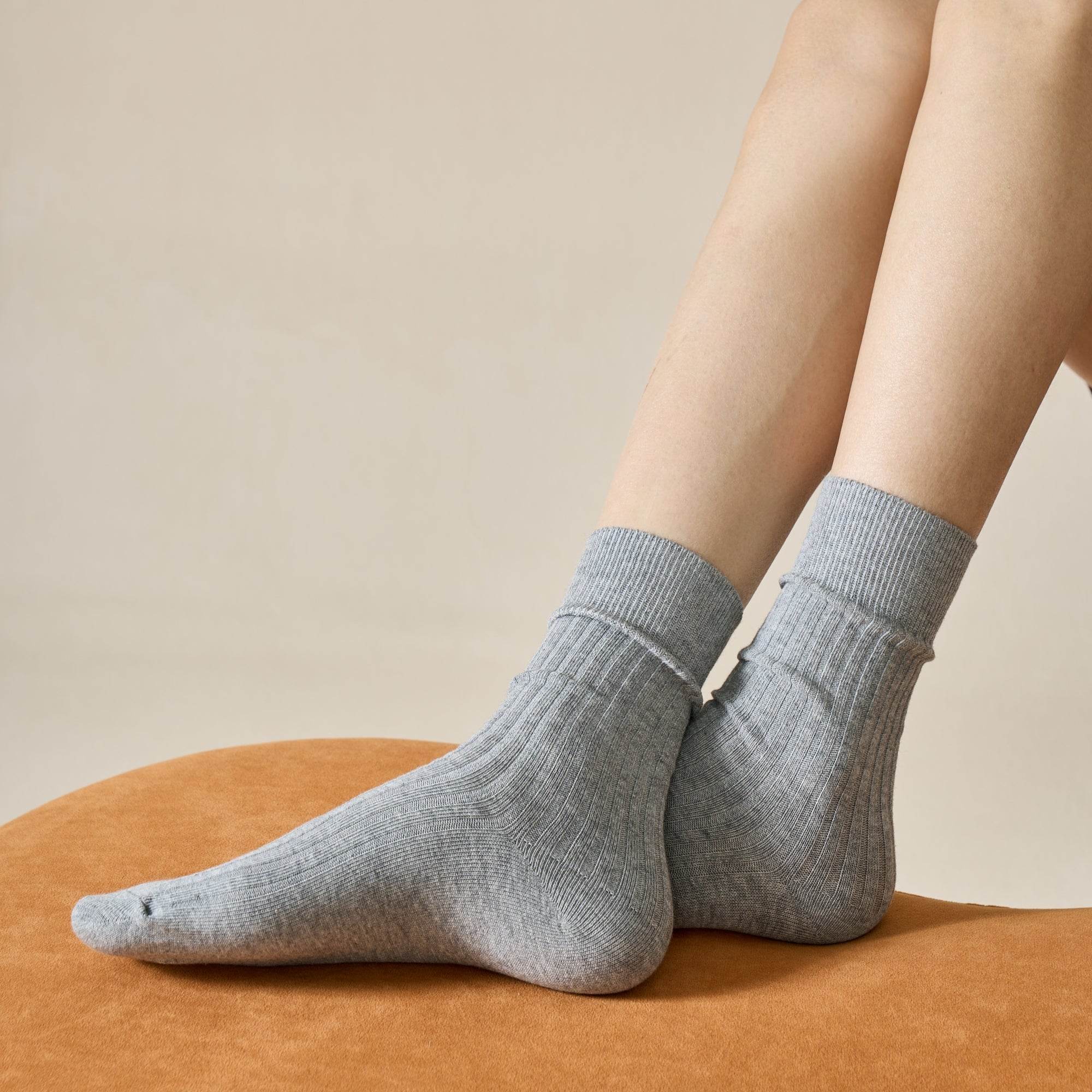 Women's Pure Cotton Everyday Crew Socks - Single Pair