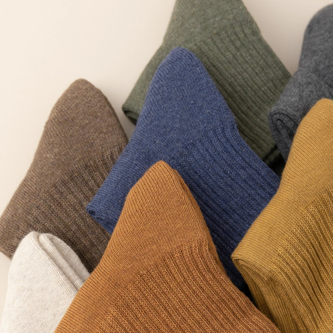 Women's 92% Cotton Terry Cushion Ankle Socks - product photo showing cushioned comfort
