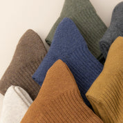 Women's 92% Cotton Terry Cushion Ankle Socks - product photo showing cushioned comfort
