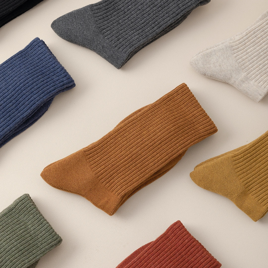 Women's 92% Cotton Terry Athletic Crew Socks - product photo showing cushioned comfort