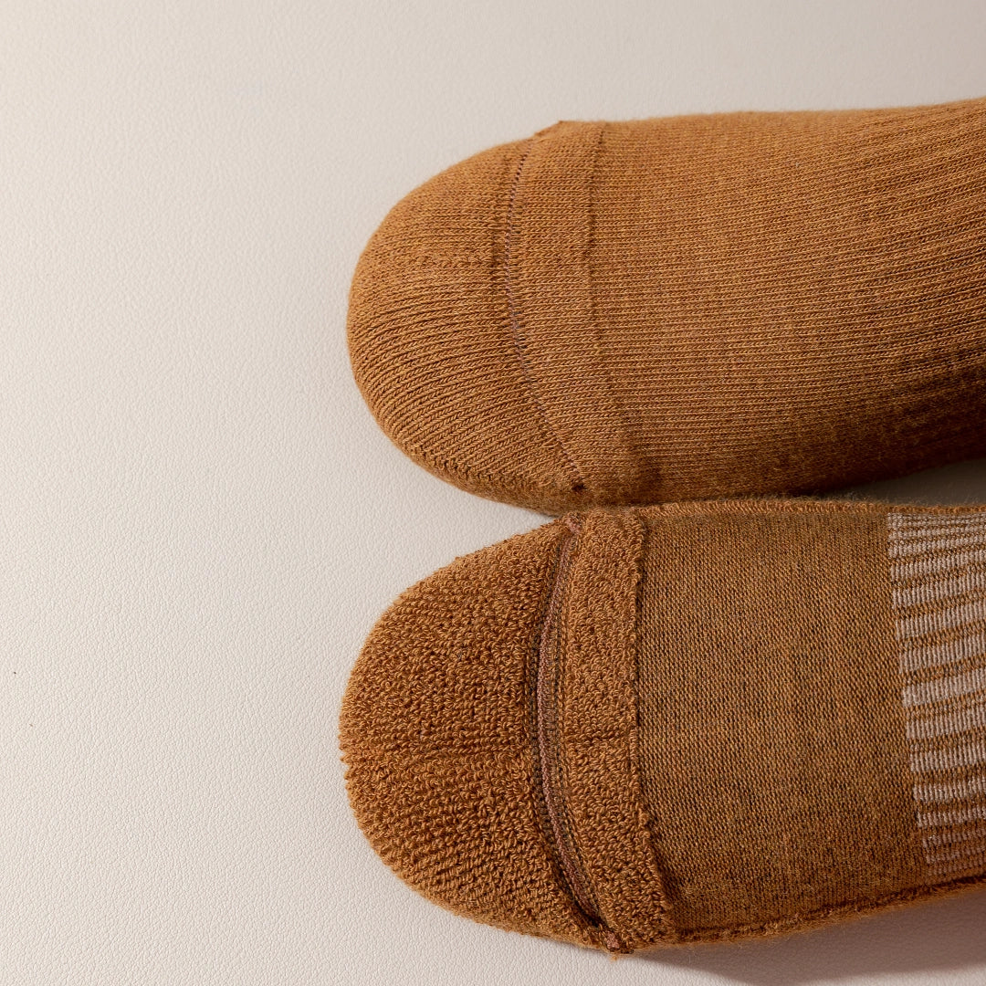 Women's 92% Cotton Terry Athletic Crew Socks - product photo showing cushioned comfort