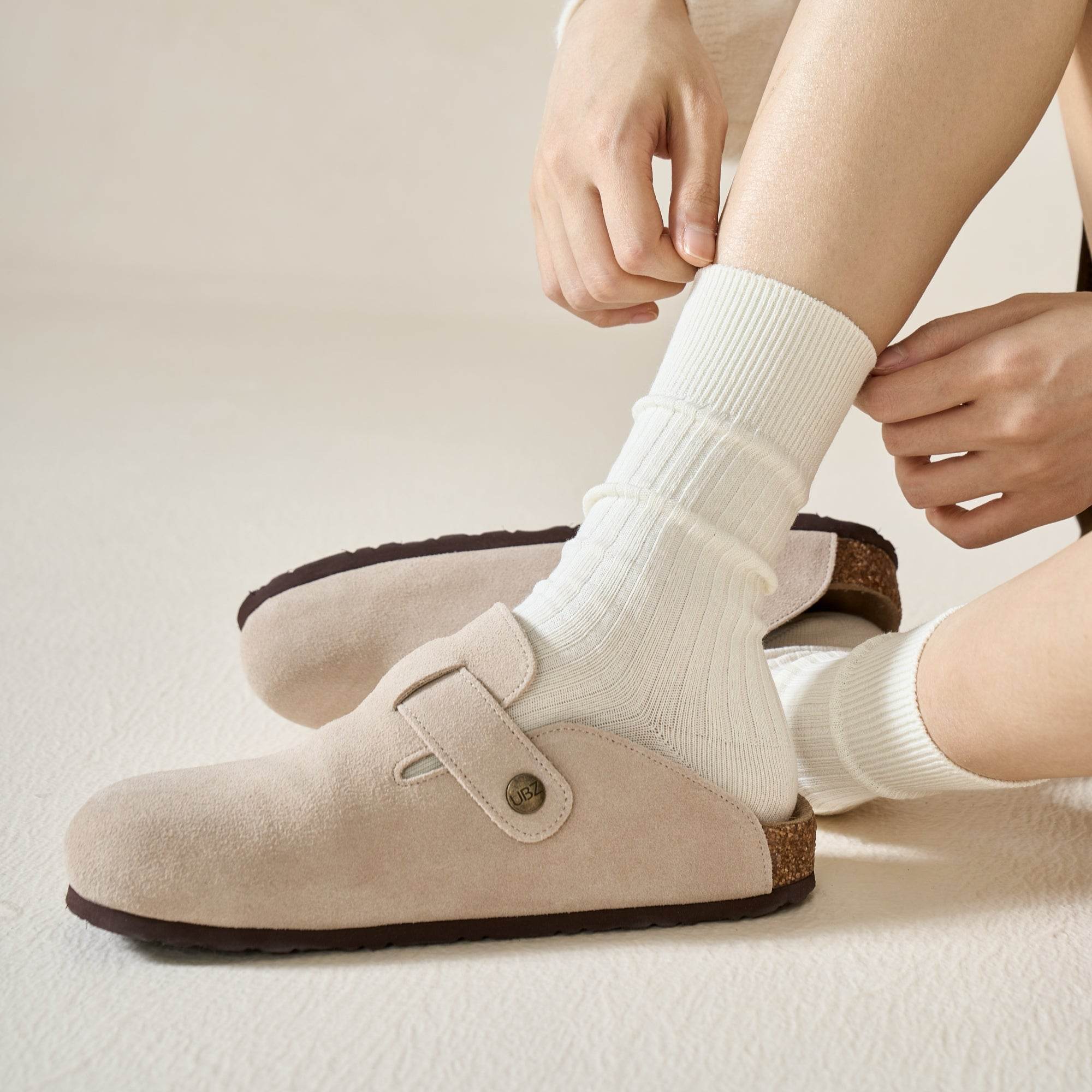 Women's Pure Cotton Everyday Crew Socks - Single Pair