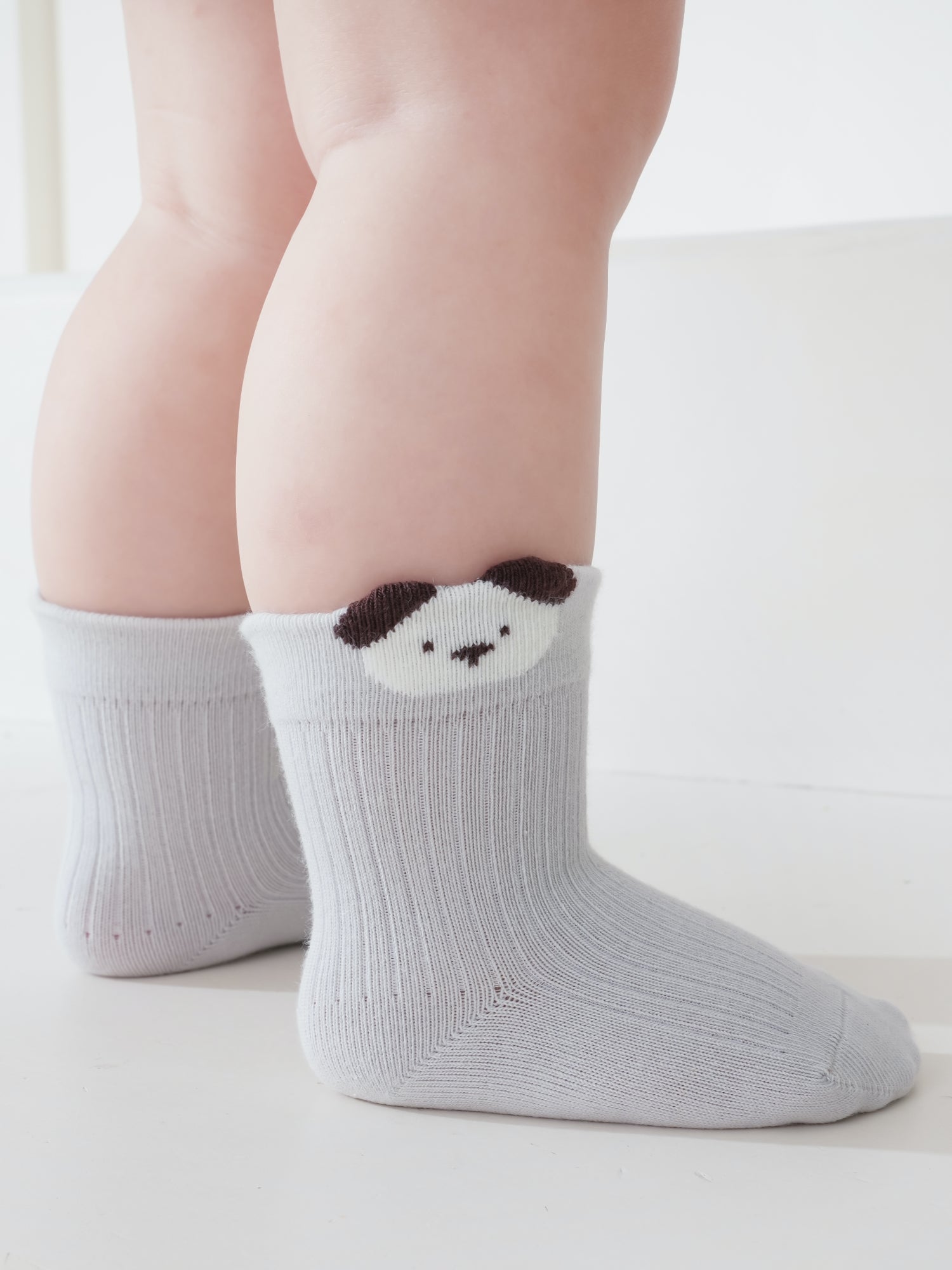 Babies' Ribbed Crew Socks-3 Pack