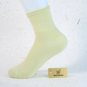 Women's 98% Cotton High-Density Ribbed Crew Socks