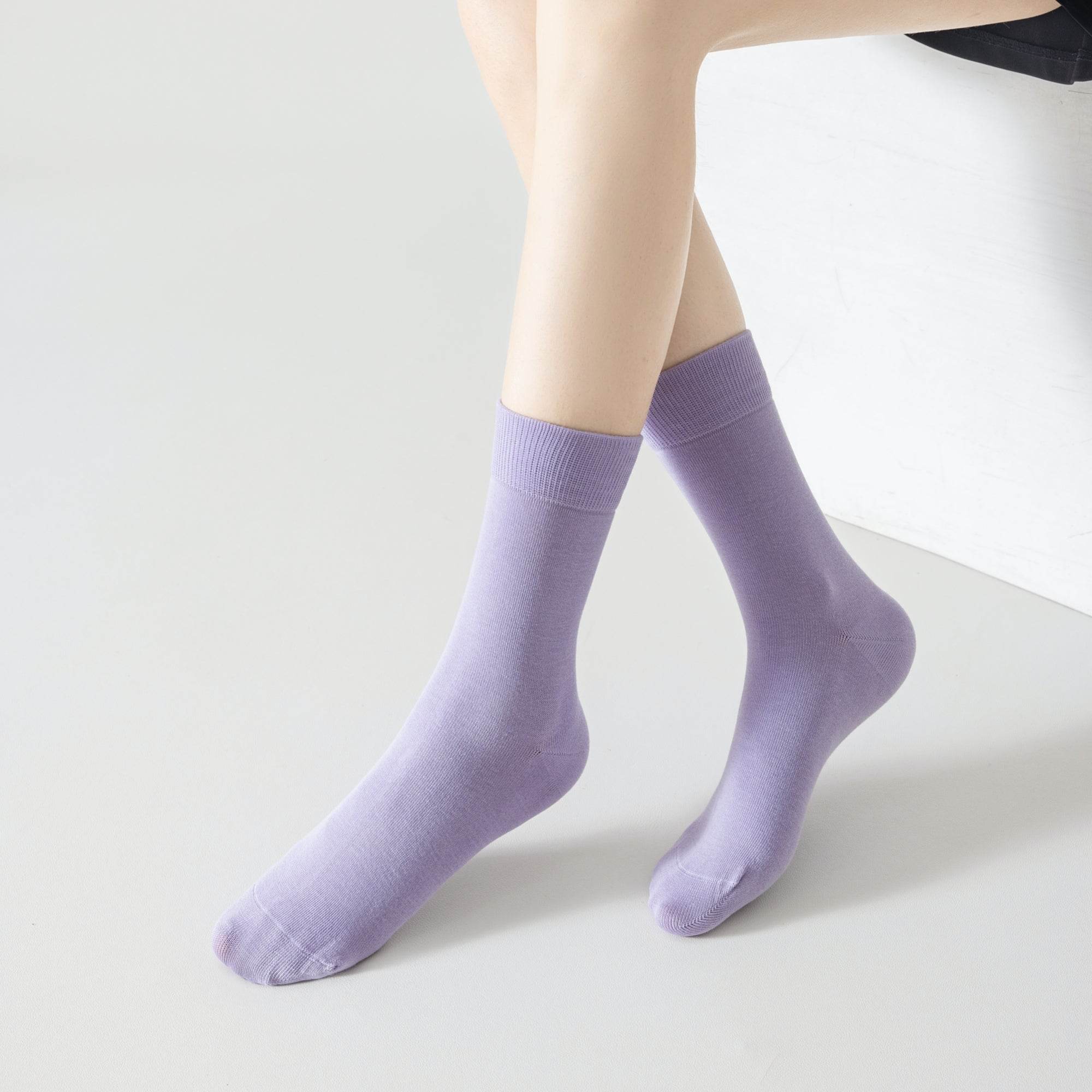 Women's Everyday Cotton Crew Socks - 5 Pairs - Weavasocks