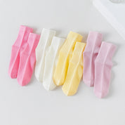Kids' 99% Cotton Ultra-Soft Mesh Crew Socks (4-Pack) - sock set showing breathable mesh comfort