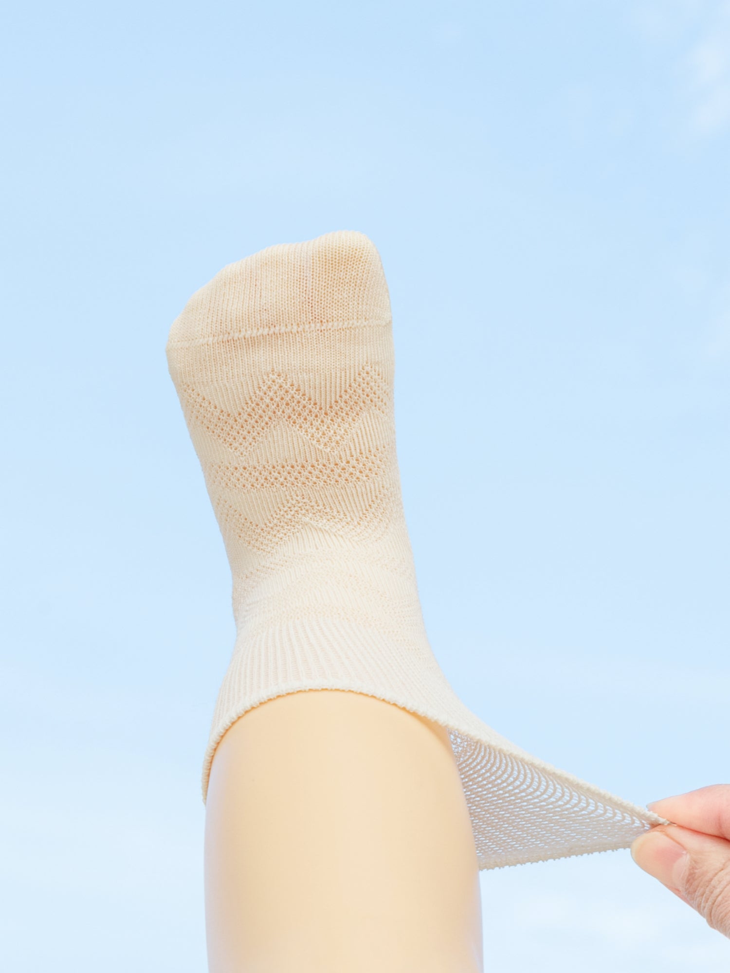 Babies' Ultra-Breathable Mesh Crew Socks-5 Pack