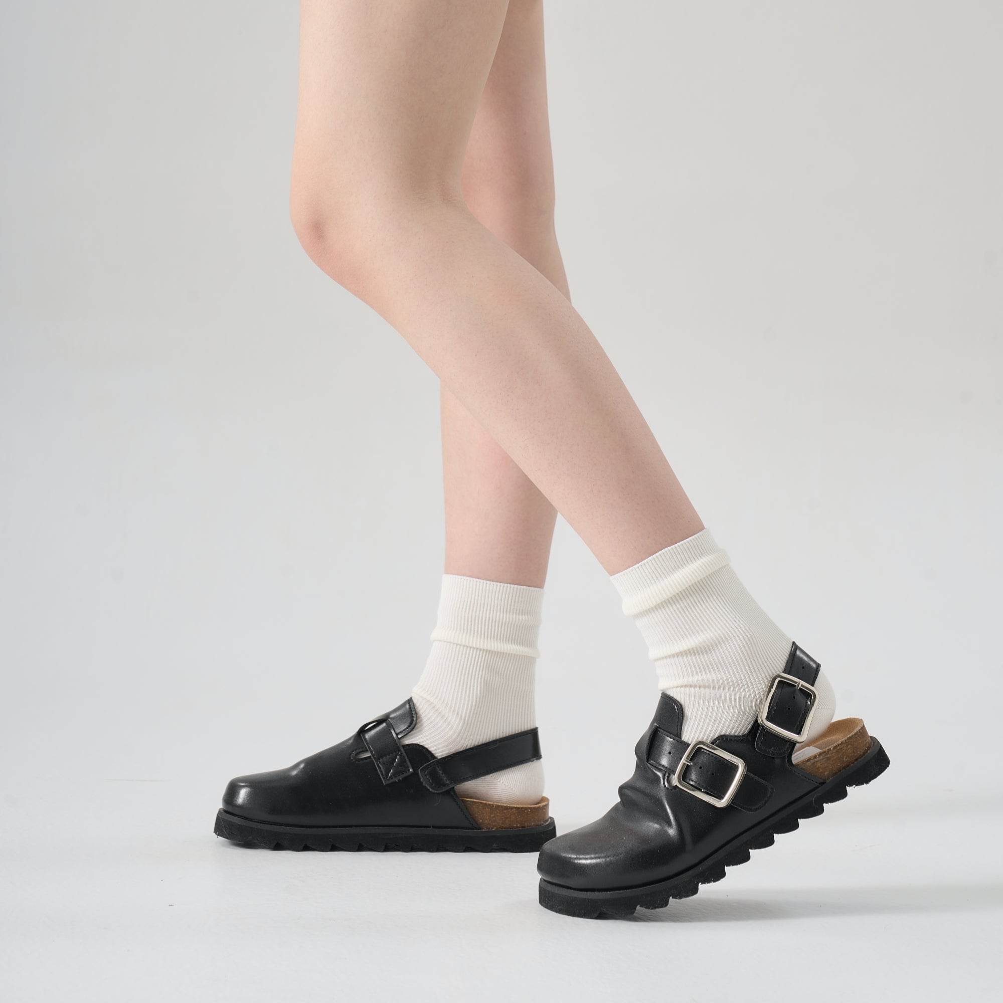 Women's Perfect Scrunch Ribbed Crew Socks - Single Pair