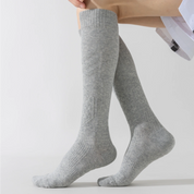 Men's Cotton Blend Knee-High Compression Athletic Socks