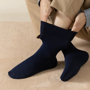 Men's 98% Cotton Non-Binding Relaxed Fit Socks