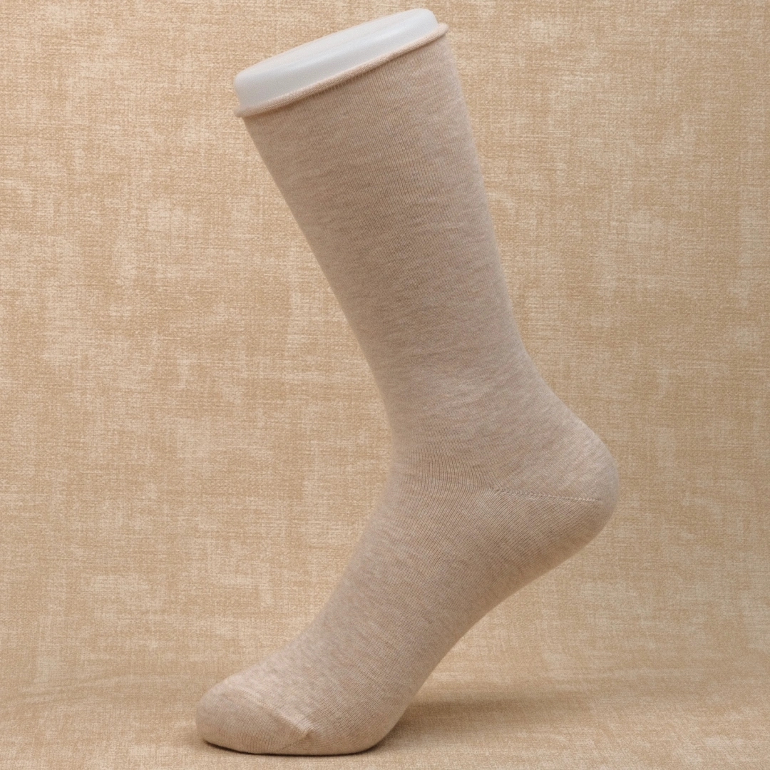 Women's 98% Cotton Rolled-Top Crew Socks