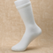 Women's 98% Cotton Ribbed 7.5" Crew Socks - detail photo showing soft cotton-rich comfort