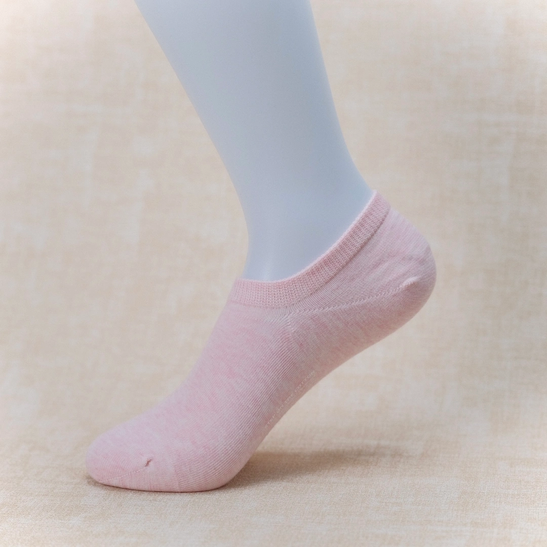Kids & Petite Women's 95% Cotton Seamless No-Show Socks - sock set showing soft cotton comfort