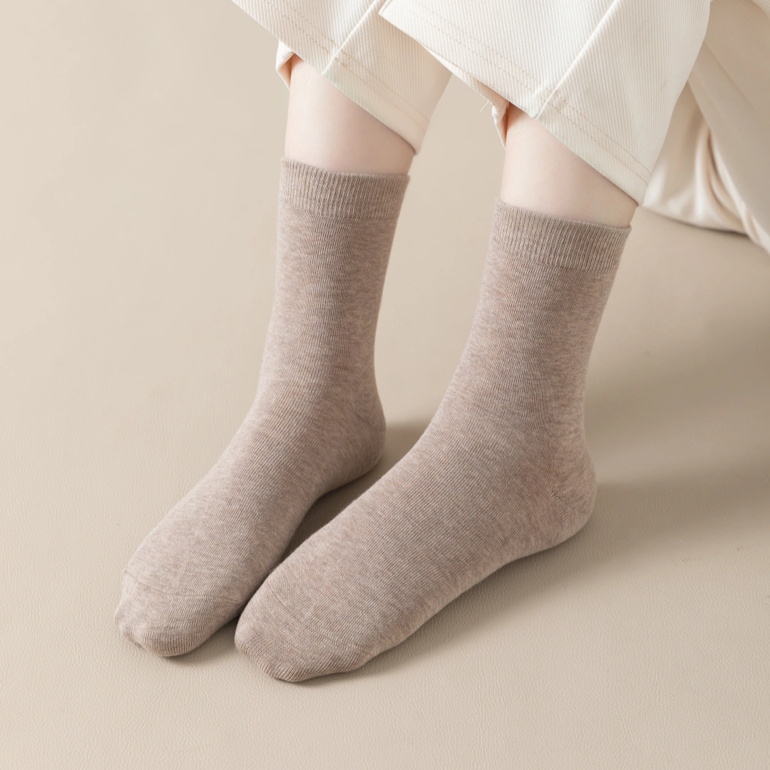 Smooth Knit Cotton Crew