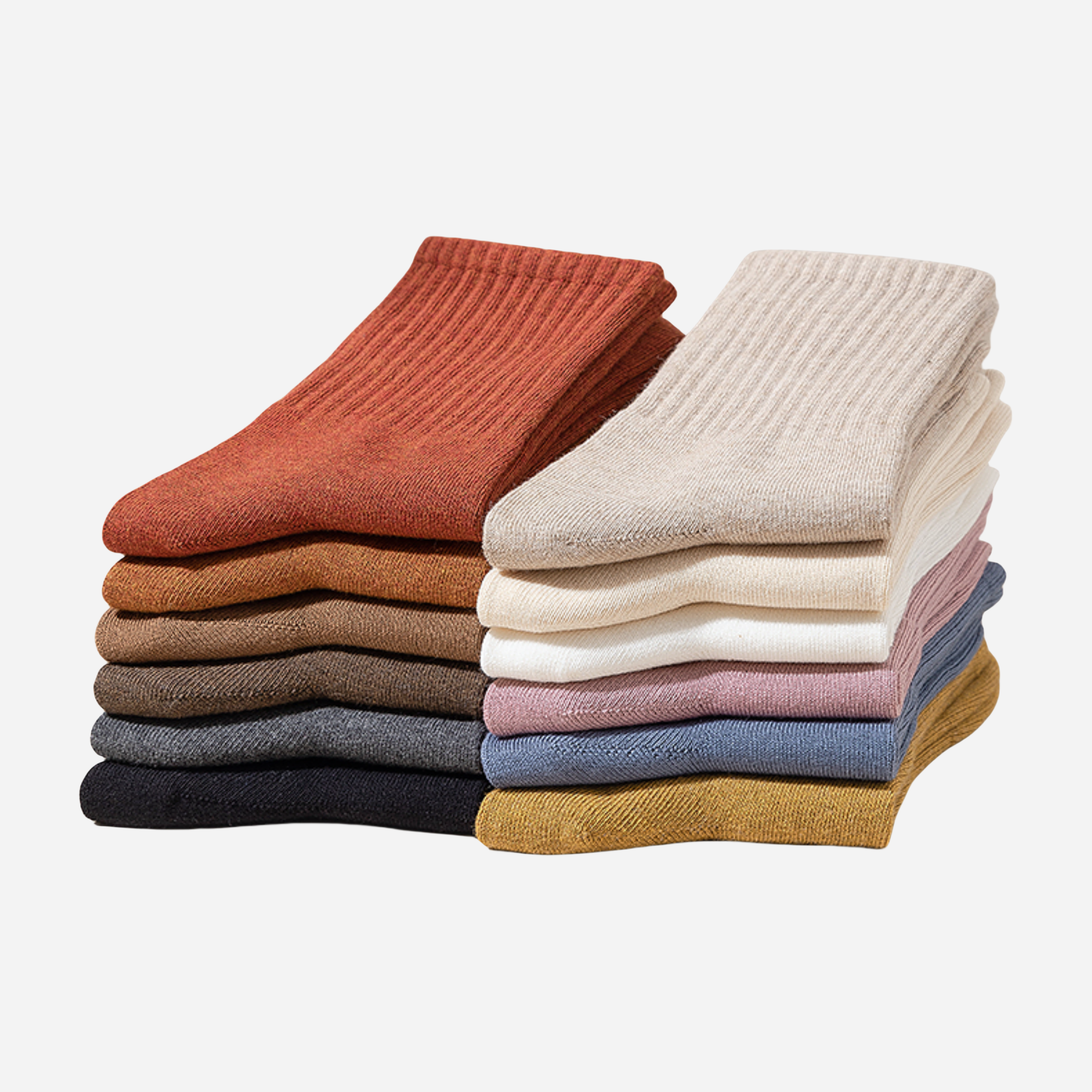 Women's Cozy Textured Knit Socks - 5 Pairs