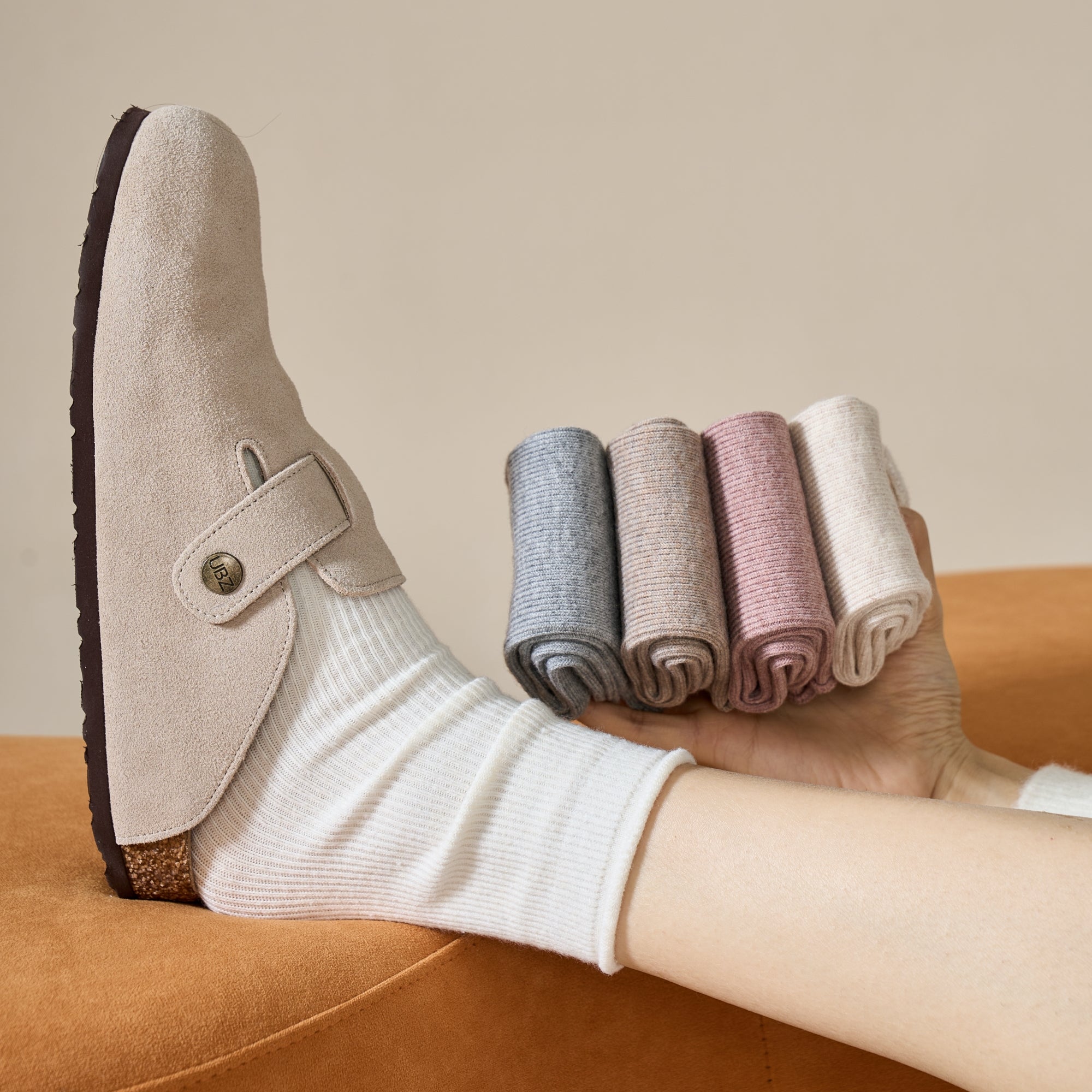 Women's Ultimate Comfort Wool & Silk Blend Socks - Single Pair