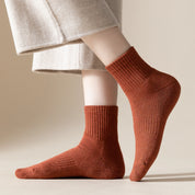 Durable Cotton Rib Socks